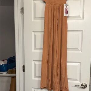 Rewash Terracotta Wide-Leg Pants